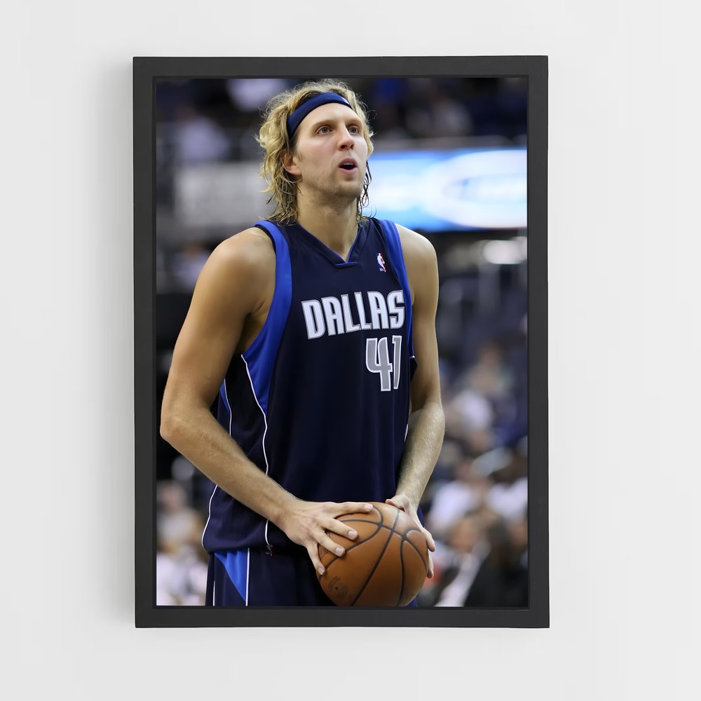 Poster Légende de Dallas – affiche Basketball (vue 2)